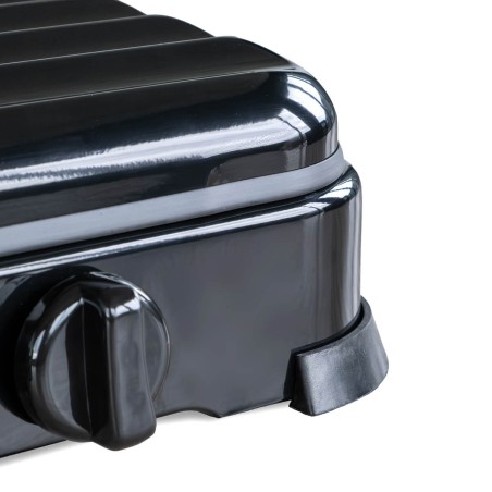 Plaque de cuisson gaz 4 feux 8800W Réchaud à gaz portable Noire Gaz Butane ou Propane Bruleurs inox INTEC