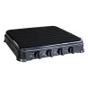 Plaque de cuisson gaz 4 feux 8800W Table de cuisson portable  +  Tuyau gaz Butane/Propane Bruleurs inox INTEC