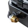 Plaque de cuisson gaz 4 feux 8800W Table de cuisson portable  +  Tuyau gaz Butane/Propane Bruleurs inox INTEC