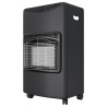 Poele à gaz Infrarouge 4200W Chauffage gaz intérieur 120m3 Chauffage d'appoint à gaz sur roulettes NIKLAS