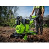 Motobineuse Diesel Moteur 4T 7 CV 246 cm3 Motoculteur avec fraises et butteur Démarrage électrique VITO