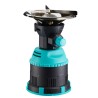 Rechaud gaz camping 1200W piezo Coque ABS + 8 Cartouches gaz 190 gr INTEC