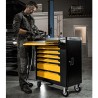 Servante d'atelier 7 tiroirs 221pièces Porte latérale 4 Roues Chariot à outils VITO