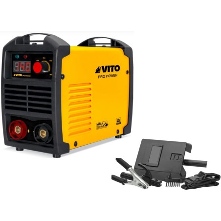 Poste a souder INVERTER 140 Ampères Numerique Soudure à l'arc Baguettes de soudure acier-fonte-inox VITO