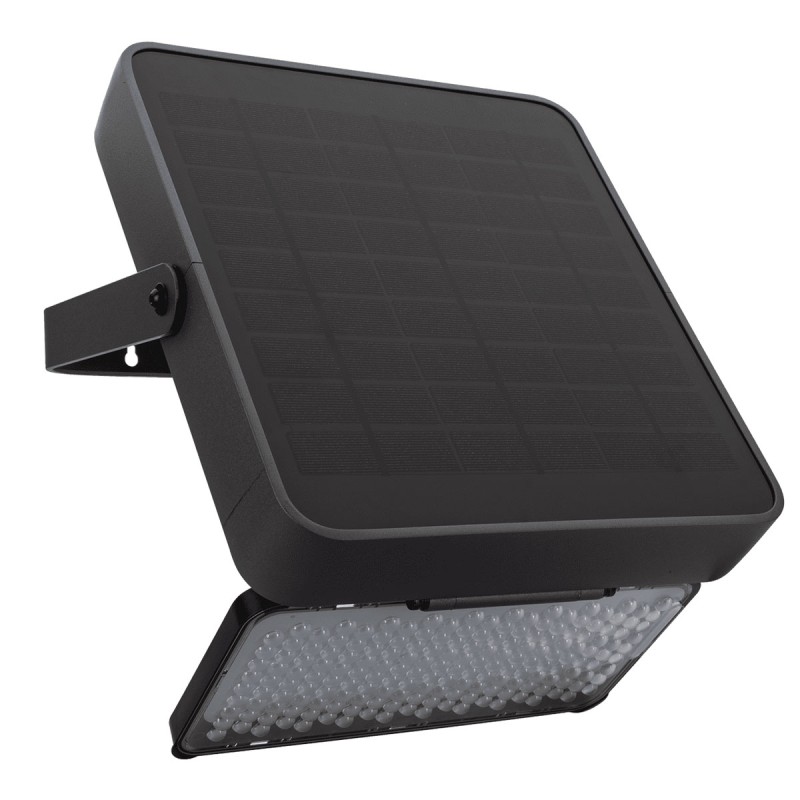 Projecteur Led Mural Solaire Eclairage extérieur 7.89W Télécommande de contrôle ASLO