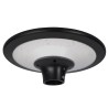 Lampadaire Solaire extérieur LED 6000K Noir Eclairage 360° Surface éclairée 80m² ASLO