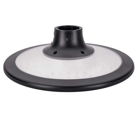 Lampadaire Solaire extérieur LED 6000K Noir Eclairage 360° Surface éclairée 80m² ASLO