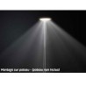 Lampadaire Solaire extérieur LED 6000K Noir Eclairage 360° Surface éclairée 80m² ASLO