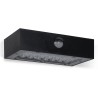 Applique murale LED Solaire 3W Noire Eclairage led d'extérieur Détecteur de mouvement 350 Lm ASLO