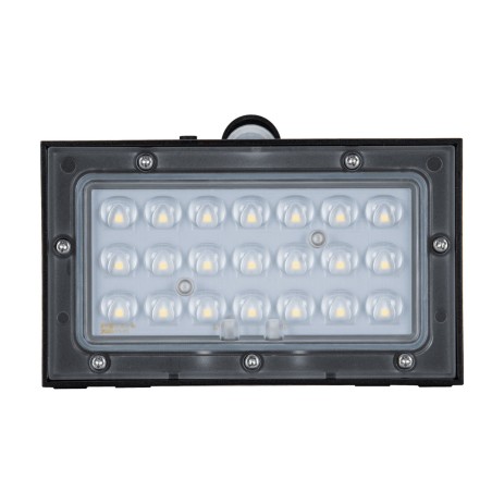 Applique murale LED Solaire 3W Noire Eclairage led d'extérieur Détecteur de mouvement 350 Lm ASLO