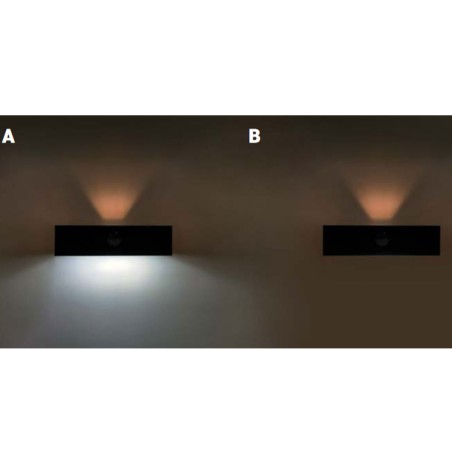 Applique solaire murale LED 3W Blanche Eclairage d'extérieur Détecteur de mouvement 350 Lm ASLO
