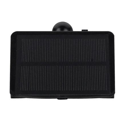 Applique murale Led d'extérieur solaire Noire 2WDétecteur de mouvement Angle120° IP65 ASLO