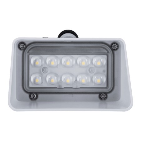 Applique murale Led d'extérieur solaire Noire 2WDétecteur de mouvement Angle120° IP65 ASLO