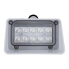 Applique murale Led d'extérieur solaire Noire 2WDétecteur de mouvement Angle120° IP65 ASLO