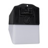 Applique murale Led d'extérieur solaire Noire 2WDétecteur de mouvement Angle120° IP65 ASLO