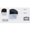 Applique murale Led d'extérieur solaire Noire 2WDétecteur de mouvement Angle120° IP65 ASLO