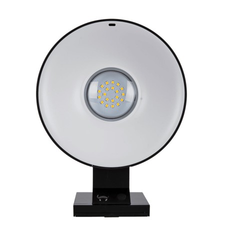 Applique murale LED solaire Noire 5.26W 1000 Lumen Eclairage LED Détecteur infrarouge Angle 120° IP54 ASLO