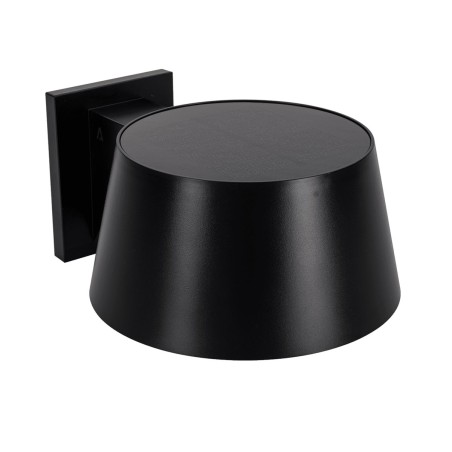 Applique murale LED solaire Noire 5.26W 1000 Lumen Eclairage LED Détecteur infrarouge Angle 120° IP54 ASLO