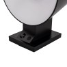 Applique murale LED solaire Noire 5.26W 1000 Lumen Eclairage LED Détecteur infrarouge Angle 120° IP54 ASLO