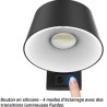 Applique murale LED solaire Noire 5.26W 1000 Lumen Eclairage LED Détecteur infrarouge Angle 120° IP54 ASLO