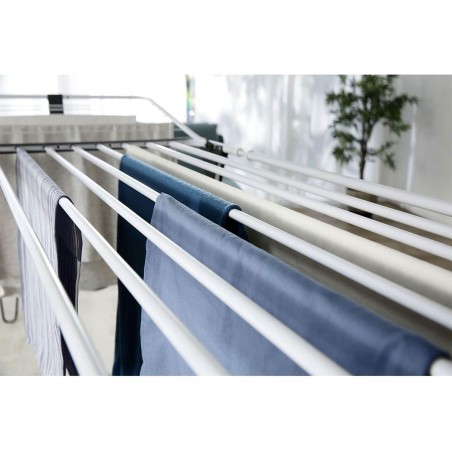 Séchoir à linge Etendage pliable 30m avec Ailes 304 x 56 x 128 cm Tubes Anti-plis VILEDA