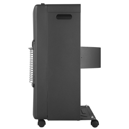 Poele à gaz pliable 4,2KW Noir Allumage Piezo Tuyau gaz + détendeur butane INTEC