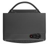 Poele à gaz pliable 4,2KW Noir Allumage Piezo Tuyau gaz + détendeur butane INTEC