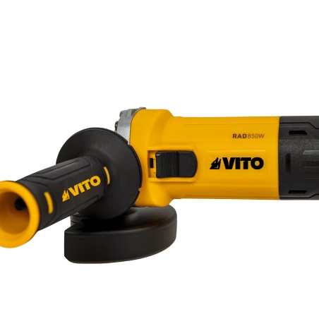 Meuleuse d'angle 115mm 850W Poignée latérale Système de protection VITO