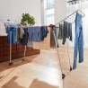 Séchoir à linge Etendage pliable 30m avec Ailes 304 x 56 x 128 cm Tubes Anti-plis VILEDA