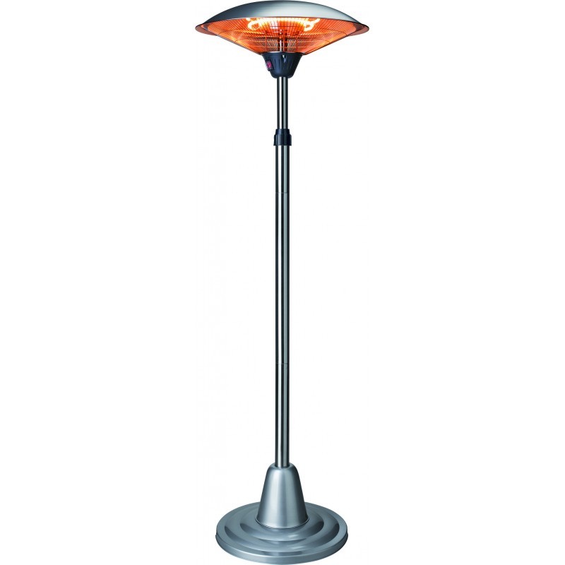 Parasol chauffant ELEKTRIC 2000W infrarouges Mat téléscopique Hauteur réglable 1.80 à 2.10m KEMPER