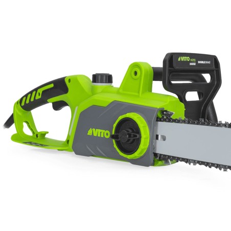 Tronçonneuse électrique 2000W Lame Guide oregon 455mm Frein automatique VITO