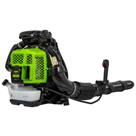 Souffleur de feuilles thermique Sac à dos Moteur 2T 3.6CV 76Cm3 VITO
