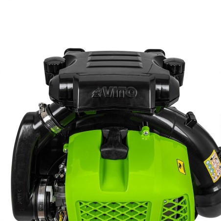 Souffleur de feuilles thermique Sac à dos Moteur 2T 3.6CV 76Cm3 VITO