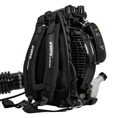 Souffleur de feuilles thermique Sac à dos Moteur 2T 3.6CV 76Cm3 VITO