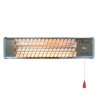 Reglette infrarouge quartz 1200W chauffage mural intérieur et extérieur NIKLAS