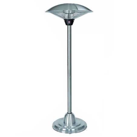 Parasol Chauffant Electrique 2000W Chauffage Extérieur Infrarouges Mat téléscopique Hauteur réglable 1.80 à 2.10m KEMPER