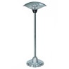 Parasol Chauffant Electrique 2000W Chauffage Extérieur Infrarouges Mat téléscopique Hauteur réglable 1.80 à 2.10m KEMPER