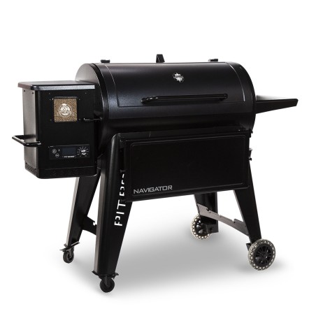 Barbecue à Pellets Grill et Fumoir Ecran LCD Cuisson 90x50cm 8 cuissons + Housse de protection Navigator 1150 PIT BOSS