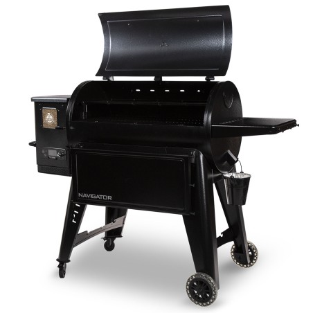 Barbecue à Pellets Grill et Fumoir Ecran LCD Cuisson 90x50cm 8 cuissons + Housse de protection Navigator 1150 PIT BOSS