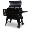 Barbecue à Pellets Grill et Fumoir Ecran LCD Cuisson 90x50cm 8 cuissons + Housse de protection Navigator 1150 PIT BOSS