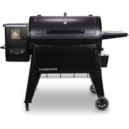 Barbecue à Pellets Grill et Fumoir Ecran LCD Cuisson 90x50cm 8 cuissons + Housse de protection Navigator 1150 PIT BOSS