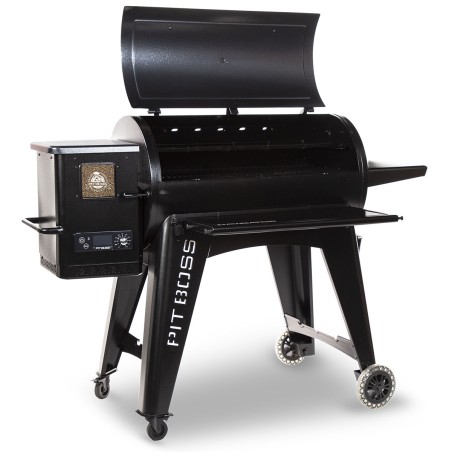 Barbecue à Pellets Grill et Fumoir Ecran LCD Cuisson 90x50cm 8 cuissons + Housse de protection Navigator 1150 PIT BOSS