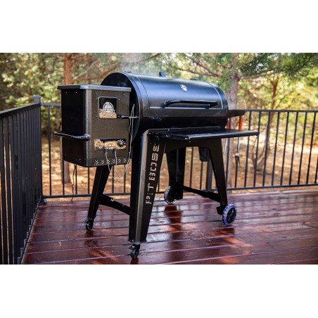 Barbecue à Pellets Grill et Fumoir Ecran LCD Cuisson 90x50cm 8 cuissons + Housse de protection Navigator 1150 PIT BOSS