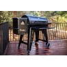 Barbecue à Pellets Grill et Fumoir Ecran LCD Cuisson 90x50cm 8 cuissons + Housse de protection Navigator 1150 PIT BOSS