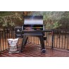 Barbecue à Pellets Grill et Fumoir Ecran LCD Cuisson 90x50cm 8 cuissons + Housse de protection Navigator 1150 PIT BOSS
