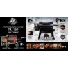 Barbecue à Pellets Grill et Fumoir Ecran LCD Cuisson 90x50cm 8 cuissons + Housse de protection Navigator 1150 PIT BOSS