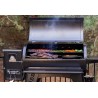 Barbecue à Pellets Grill et Fumoir Ecran LCD Cuisson 90x50cm 8 cuissons + Housse de protection Navigator 1150 PIT BOSS