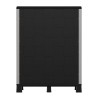 Armoire de rangement Gris 68 x 37 x 90cm Meuble de rangement Intérieur Exterieur 2 portes 2 Etagères Charnière acier INTEC
