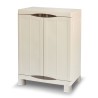Armoire de rangement 2 portes 2 Etagères 70 x 47 x 97cm 4 pieds Charge 50kg max INTEC