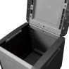 Coffre de rangement 130L Gris/Noir 54 x 53 x H57cm Poignées de transport polypropylène INTEC